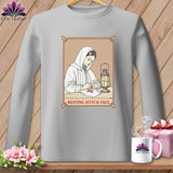 MyDesigns Physical Item S / Sport Grey Florence Needle-Gale - Resting Stitch Face ~ Long Sleeve T-Shirt