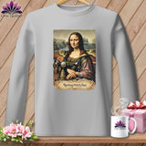 MyDesigns Physical Item S / Sport Grey Mona Sewsa - Resting Stitch Face ~ Long Sleeve T-Shirt