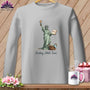 MyDesigns Physical Item S / Sport Grey Quilter of Liberty - Resting Stitch Face ~ Long Sleeve T-Shirt