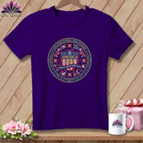 MyDesigns Physical Item S / Team Purple America's Favorite Fabric Artist ~ Celebrating 250 Years Quilter ~ Relaxed Fit Tee