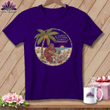 MyDesigns Physical Item S / Team Purple Big Foot Still Stitching in Paradise ~ Relaxed Fit Tee