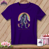 MyDesigns Physical Item S / Team Purple Big's Foot Path ~ Relaxed Fit Tee