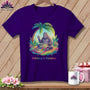 MyDesigns Physical Item S / Team Purple Big Stitching in Paradise ~ Relaxed Fit Tee