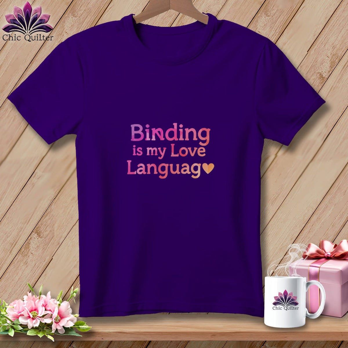 MyDesigns Physical Item S / Team Purple Binding Love Language ~ Relaxed Fit Tee