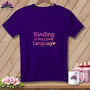 MyDesigns Physical Item S / Team Purple Binding Love Language ~ Relaxed Fit Tee