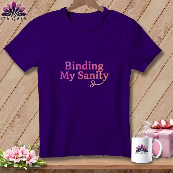 MyDesigns Physical Item S / Team Purple Binding My Sanity Stitch ~ Relaxed Fit Tee