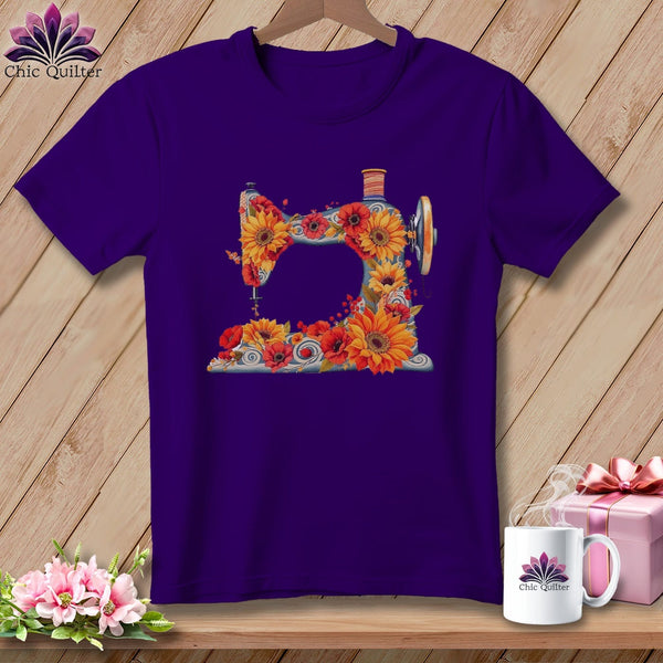 MyDesigns Physical Item S / Team Purple Bloomin Bobbin ~ Relaxed Fit Tee