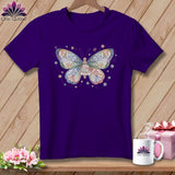 MyDesigns Physical Item S / Team Purple Butterfly Whispers ~ Relaxed Fit Tee
