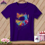 MyDesigns Physical Item S / Team Purple Dripping Stitches ~ Relaxed Fit Tee