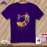 MyDesigns Physical Item S / Team Purple Dripping with Color ~ Relaxed Fit Tee