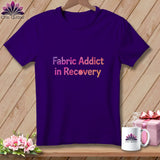 MyDesigns Physical Item S / Team Purple Fabric Addict. In Recovery. ~ Relaxed Fit Tee