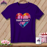 MyDesigns Physical Item S / Team Purple Fabric Adict ~ Relaxed Fit Tee