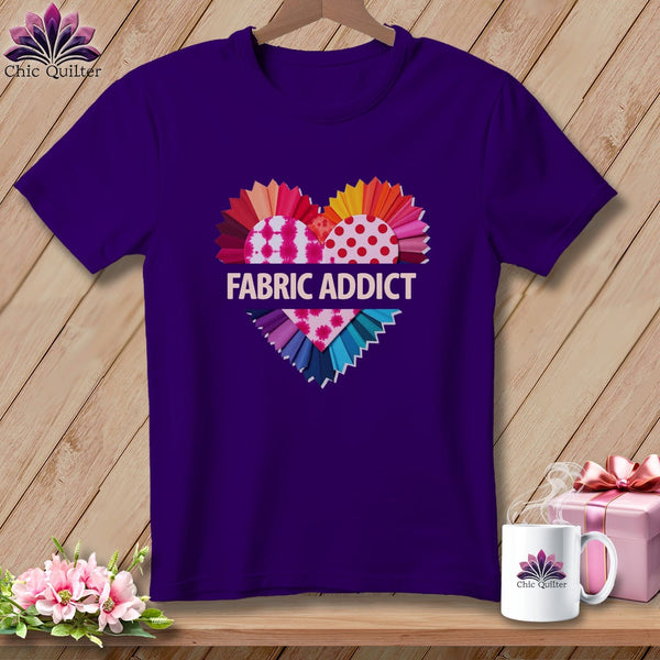 MyDesigns Physical Item S / Team Purple Fabric Adict ~ Relaxed Fit Tee