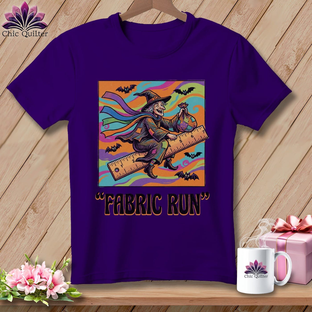 MyDesigns Physical Item S / Team Purple Fabric Run ~ Relaxed Fit Tee
