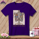 MyDesigns Physical Item S / Team Purple Fabric to the Bone ~ Relaxed Fit Tee