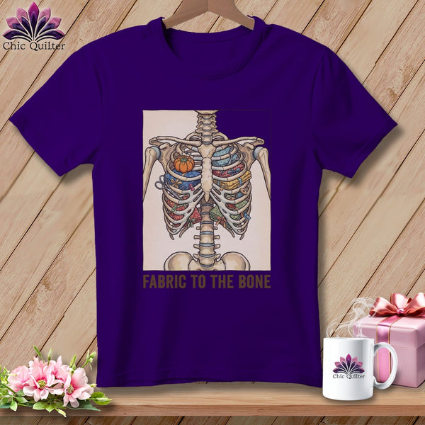 MyDesigns Physical Item S / Team Purple Fabric to the Bone ~ Relaxed Fit Tee