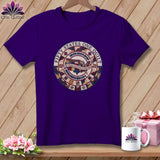 MyDesigns Physical Item S / Team Purple Fifty States One Quilt ~ 250 Years Stitched Together Quilter ~ Relaxed Fit Tee