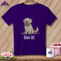MyDesigns Physical Item S / Team Purple Golden Retriever Helper ~ Relaxed Fit Tee
