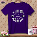 MyDesigns Physical Item S / Team Purple Grandma’s Studio ~ Relaxed Fit Tee