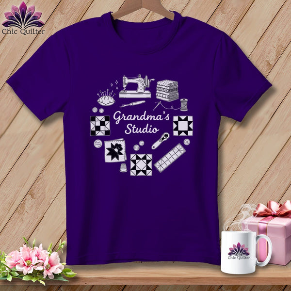 MyDesigns Physical Item S / Team Purple Grandma’s Studio ~ Relaxed Fit Tee