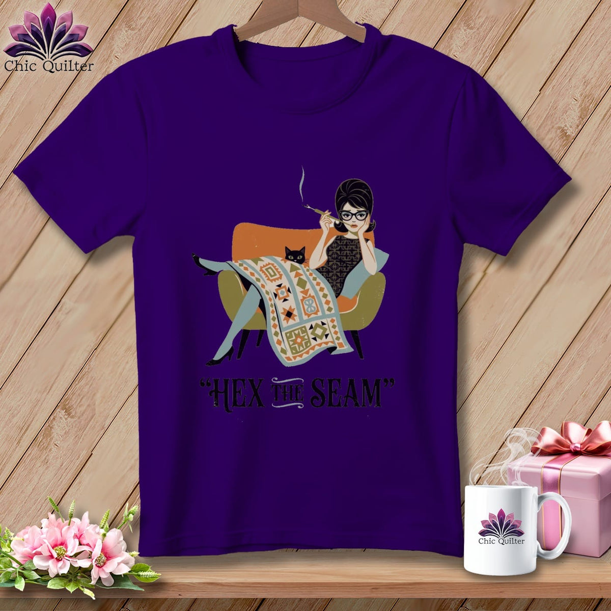 MyDesigns Physical Item S / Team Purple Hex The Seam ~ Relaxed Fit Tee