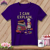 MyDesigns Physical Item S / Team Purple I CAN EXPLAIN. ~ Relaxed Fit Tee