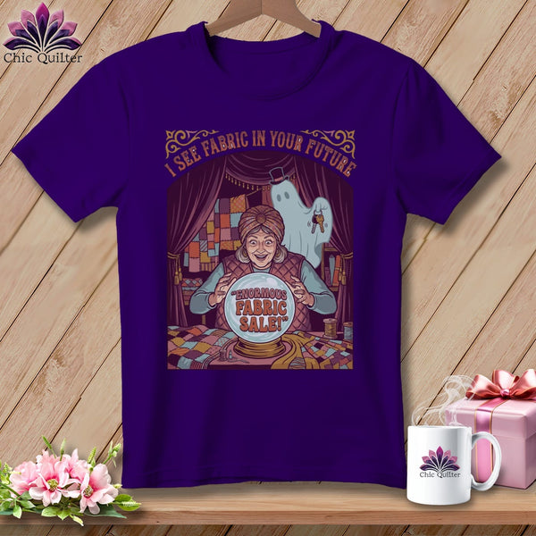 MyDesigns Physical Item S / Team Purple I See Fabric In Your Future ~ Relaxed Fit Tee