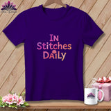 MyDesigns Physical Item S / Team Purple In Stitches Daily Reality ~ Relaxed Fit Tee
