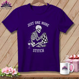 MyDesigns Physical Item S / Team Purple Just One More Stitch ~ Relaxed Fit Tee