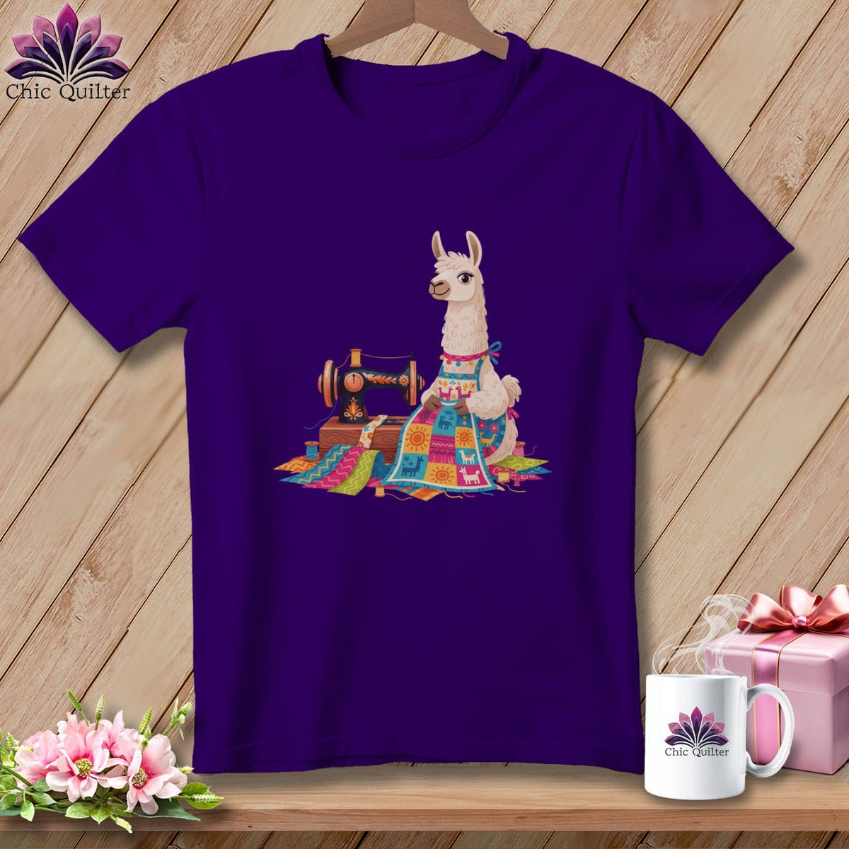 MyDesigns Physical Item S / Team Purple LaMama is Stitching - Back Off! ~ Relaxed Fit Tee