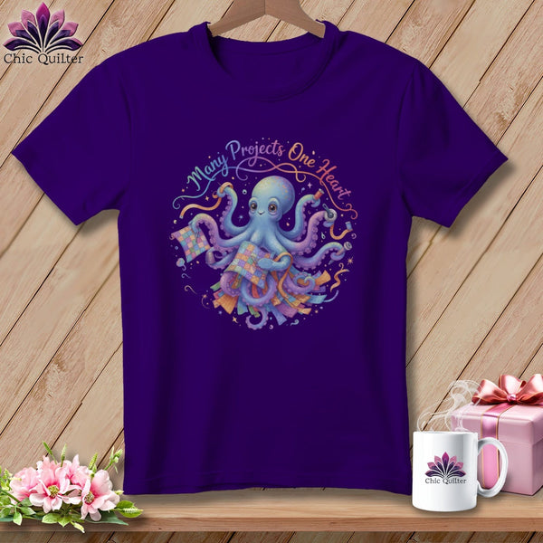 MyDesigns Physical Item S / Team Purple Many Projects One Heart ~ Relaxed Fit Tee