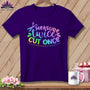 MyDesigns Physical Item S / Team Purple Measure Twice Cut Once ~ Relaxed Fit Tee