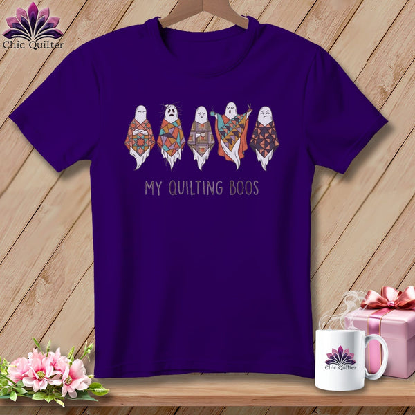 MyDesigns Physical Item S / Team Purple My Quilting Boos ~ Relaxed Fit Tee