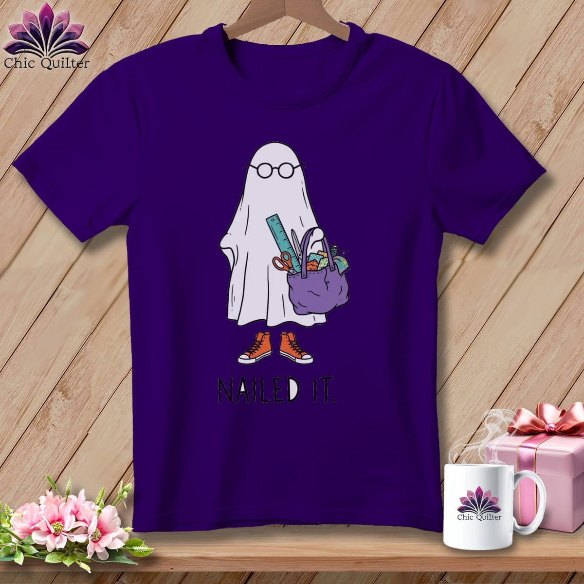 MyDesigns Physical Item S / Team Purple Nailed It. ~ Relaxed Fit Tee