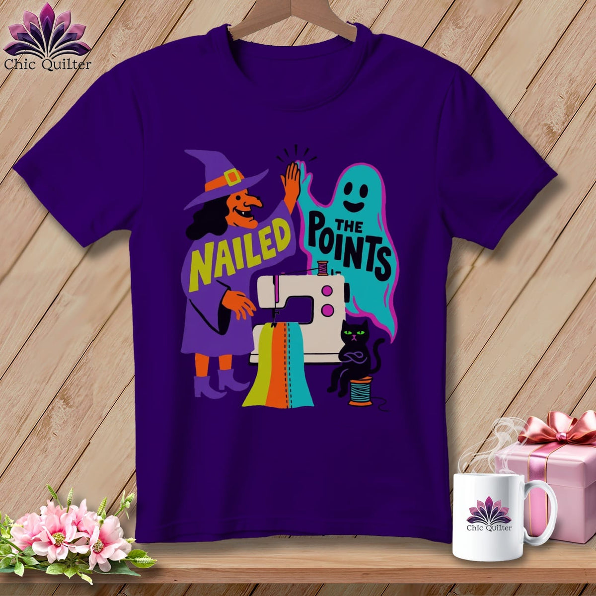 MyDesigns Physical Item S / Team Purple Nailed the Points ~ Relaxed Fit Tee