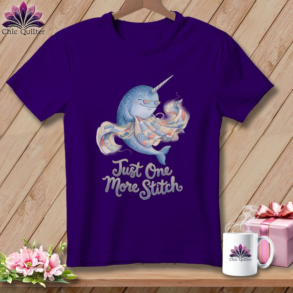 MyDesigns Physical Item S / Team Purple Narwhal Stitching ~ Relaxed Fit Tee