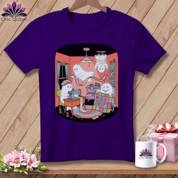MyDesigns Physical Item S / Team Purple Night Shift ~ Pendant Lamp ~ Relaxed Fit Tee