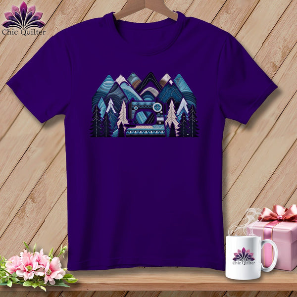 MyDesigns Physical Item S / Team Purple Patchwork Mountain Dreams ~ Relaxed Fit Tee