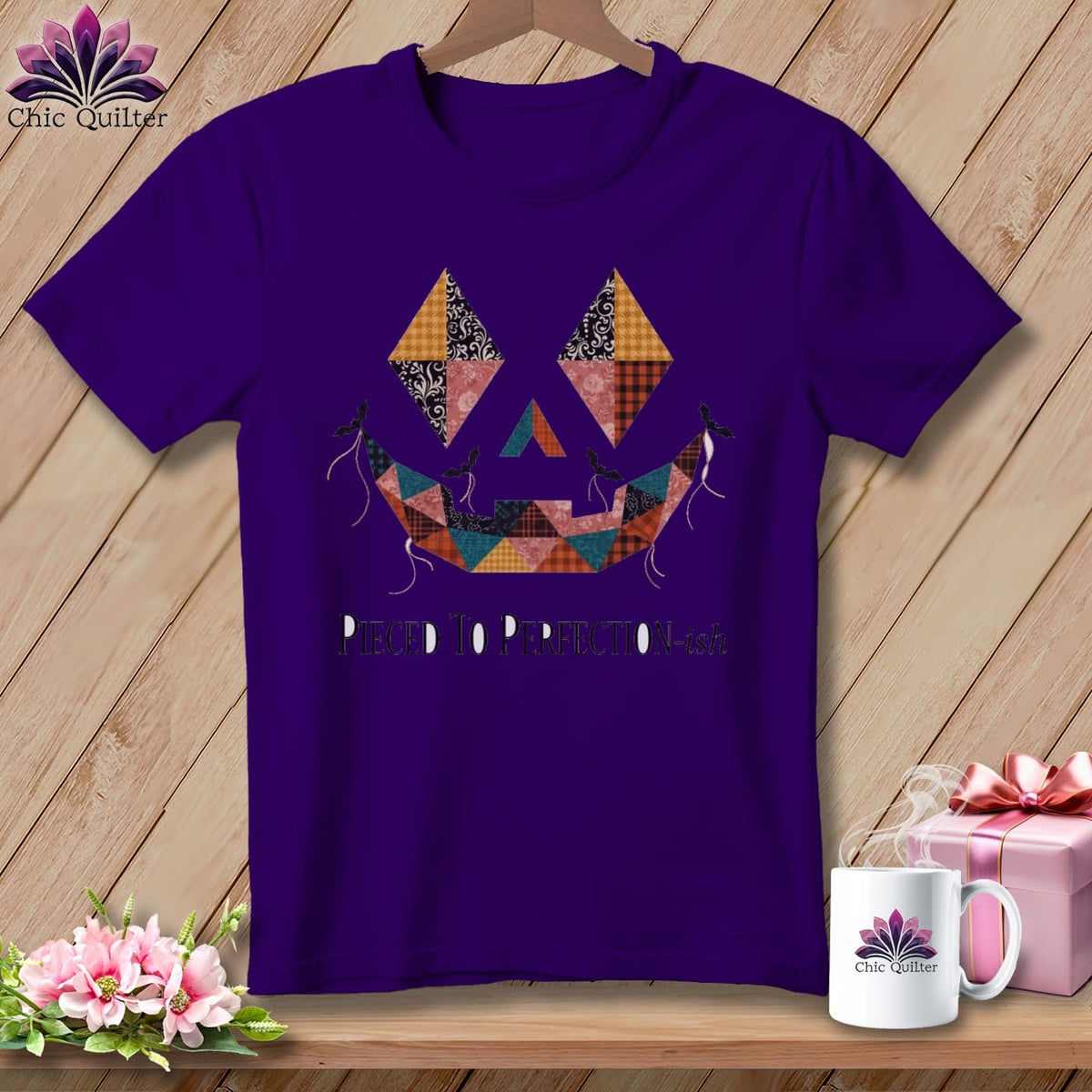 MyDesigns Physical Item S / Team Purple Pieced to Perfection-ish ~ Diamond Eyes ~ Relaxed Fit Tee