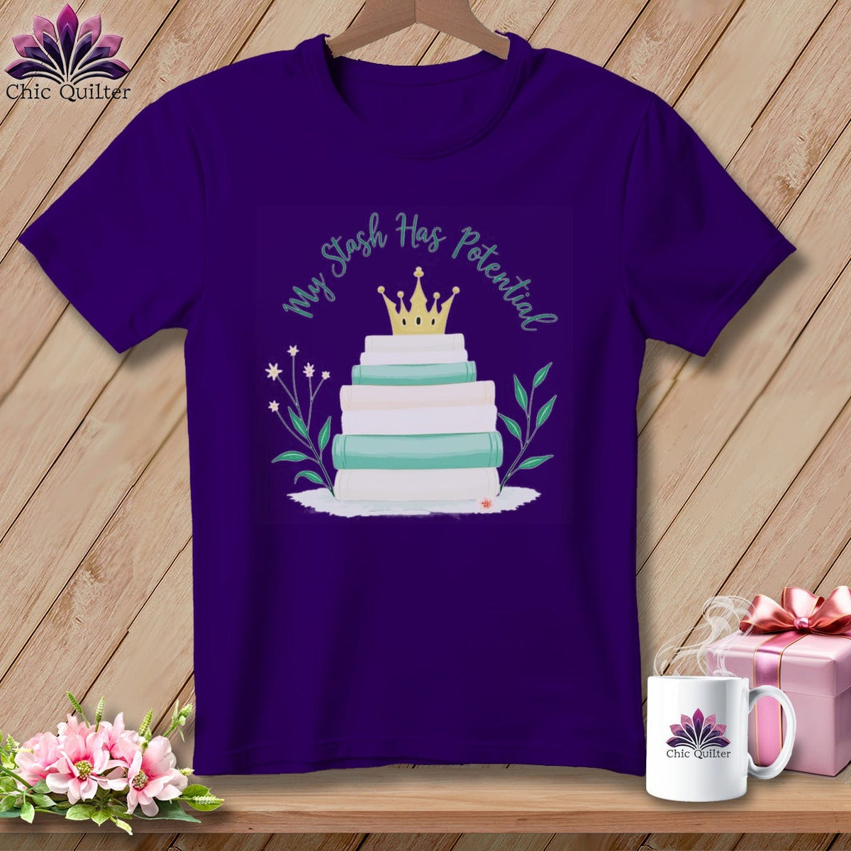 MyDesigns Physical Item S / Team Purple Potential ~ Relaxed Fit Tee