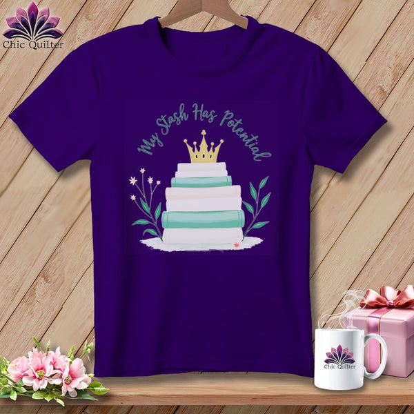 MyDesigns Physical Item S / Team Purple Potential ~ Relaxed Fit Tee