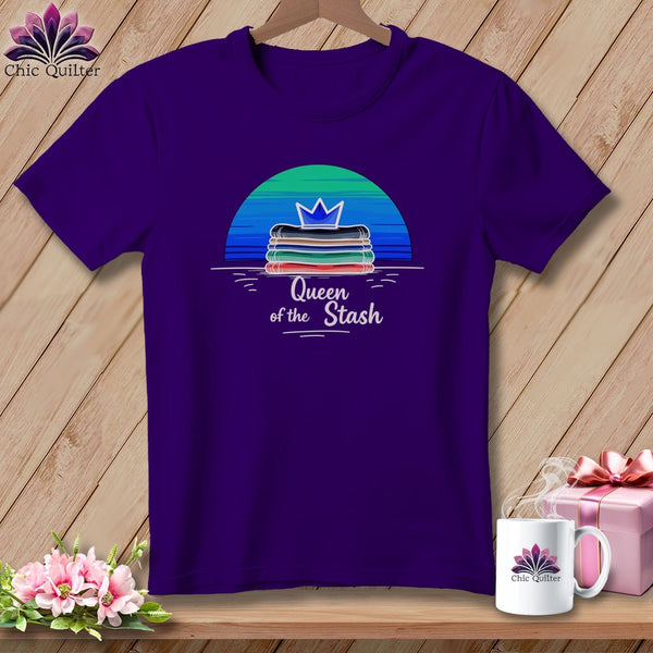 MyDesigns Physical Item S / Team Purple Queen of the Stash ~ Relaxed Fit Tee