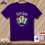 MyDesigns Physical Item S / Team Purple Quilt Guild Squad ~ Relaxed Fit Tee