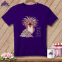 MyDesigns Physical Item S / Team Purple Quilt Hair Don’t Care ~ Chaos Finch ~ Relaxed Fit Tee
