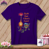 MyDesigns Physical Item S / Team Purple Quilt Hair Don’t Care ~ Noodle Beakman ~ Relaxed Fit Tee