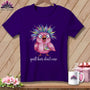 MyDesigns Physical Item S / Team Purple Quilt Hair Don’t Care ~ Peaches Plume ~ Relaxed Fit Tee