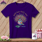 MyDesigns Physical Item S / Team Purple Quilt Hair Don’t Care ~ Snipsy Wren ~ Relaxed Fit Tee