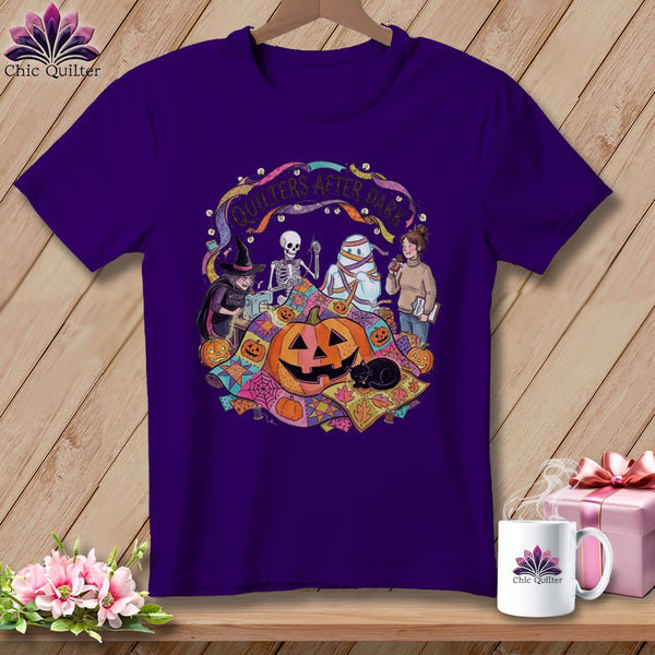 MyDesigns Physical Item S / Team Purple Quilters After Dark ~ Relaxed Fit Tee