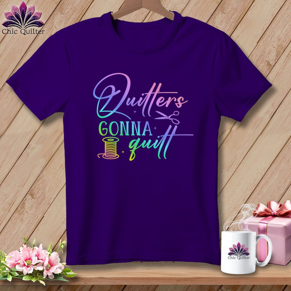 MyDesigns Physical Item S / Team Purple Quilters Gonna Quilt ~ Relaxed Fit Tee