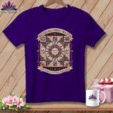 MyDesigns Physical Item S / Team Purple Quilters Make America Beautiful ~ America 250 Stitched Traditions ~ Relaxed Fit Tee